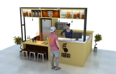 Booth Minuman Thai Tea karya Desain Arsitek Jogja