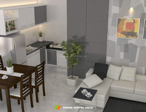 Desain Interior Open Plan Ruang Keluarga Minimalis Modern Desain Arsitek Jogja