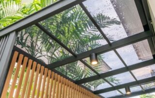 inspirasi kanopi dengan atap kaca