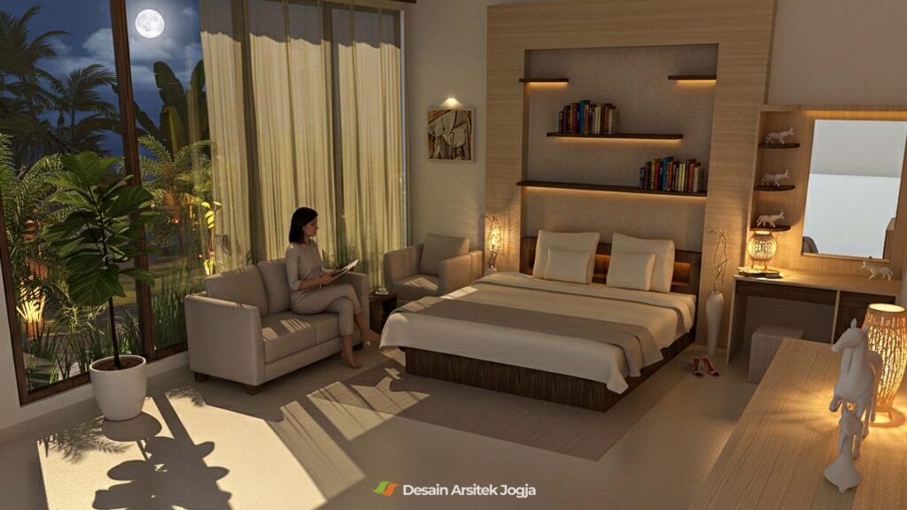 Desain Ruang Tidur Utama Hotel Bali Desain Arsitek Jogja