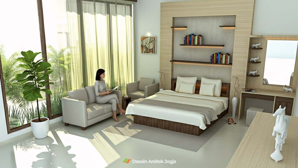 Desain Ruang Tidur Utama Hotel Bali Desain Arsitek Jogja