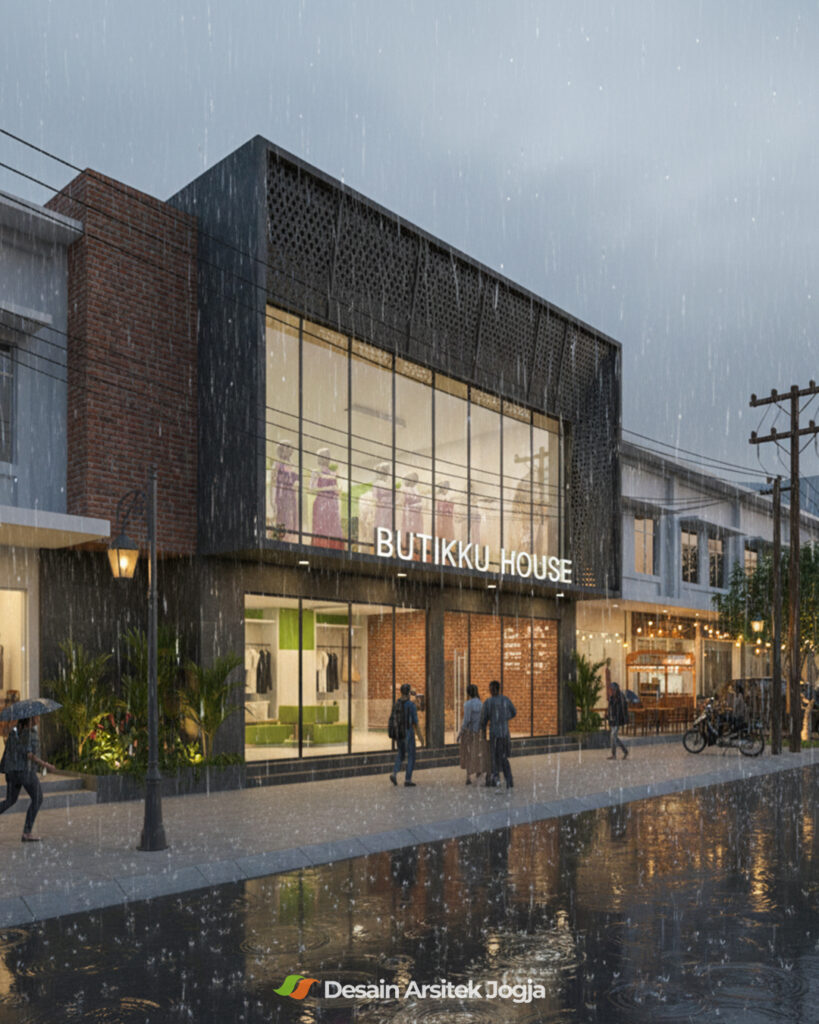 Butikku House: Contoh Arsitektur Komersial Kontemporer di Yogyakarta