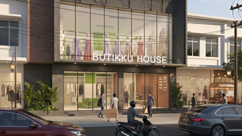 Desain Butik Butikku House di Yogyakarta karya Desain Arsitek Jogja