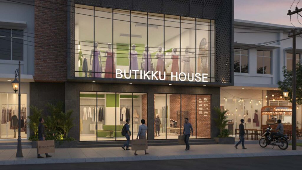 Desain Butik Butikku House karya Desain Arsitek Jogja