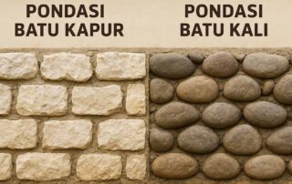 Desain Arsitek - Perbandingan Pondasi Batu Kali dan Batu Kapur
