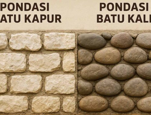 Perbandingan Pondasi Batu Kali dengan Batu Kapur