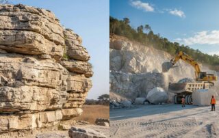 Desain Arsitek - Pengolahan Batu Kapur Untuk Fondasi