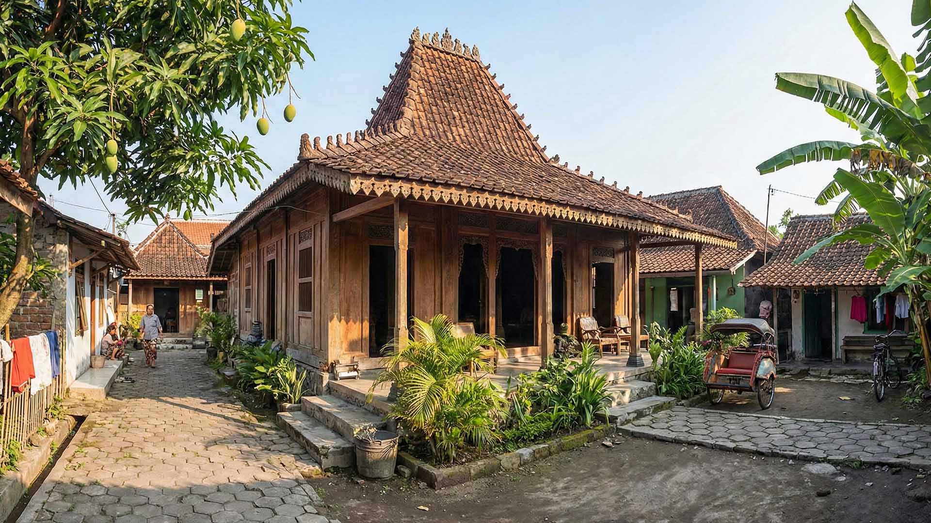 Desain Arsitek Jogja - Rumah Tradisional Joglo Jogja di Kampung Jogja