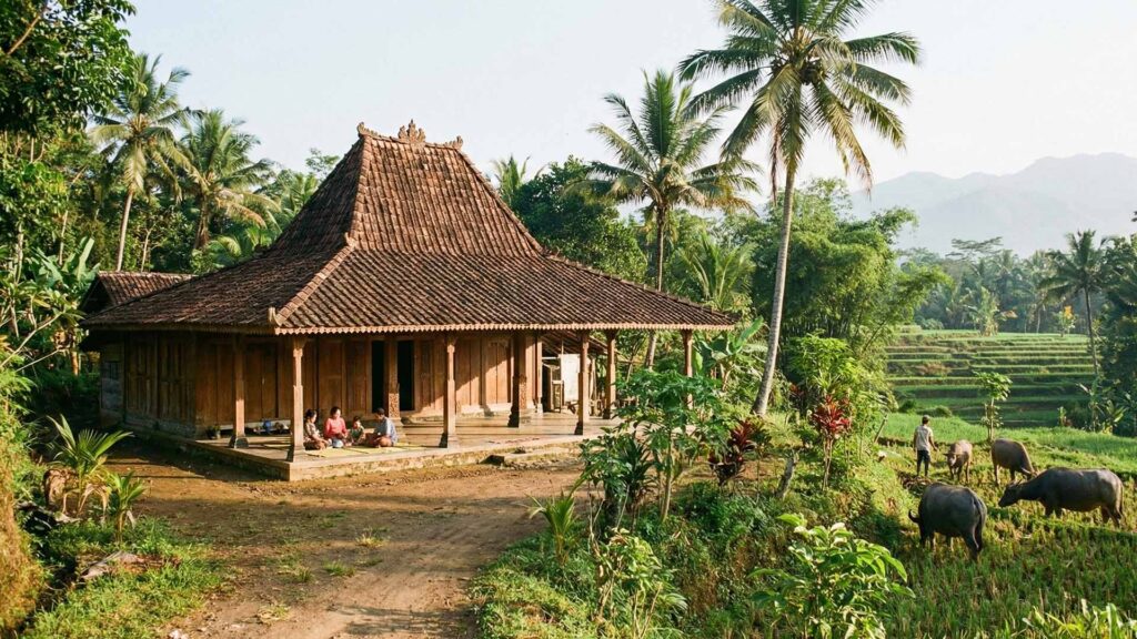 Desain Arsitek Jogja - Rumah Tradisional Joglo Jogja di Pedesaan Jogja