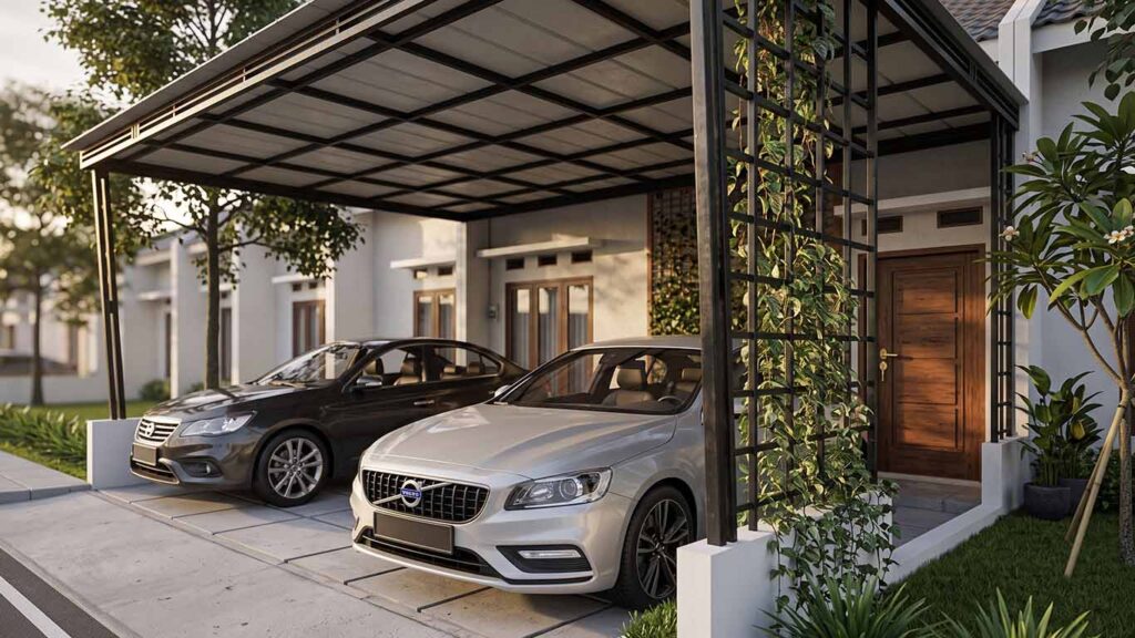 Jasa Arsitek Jogja DAJ Studio - Ukuran Ideal untuk Carport Rumah Nyaman, Fungsional, dan Proporsional 01