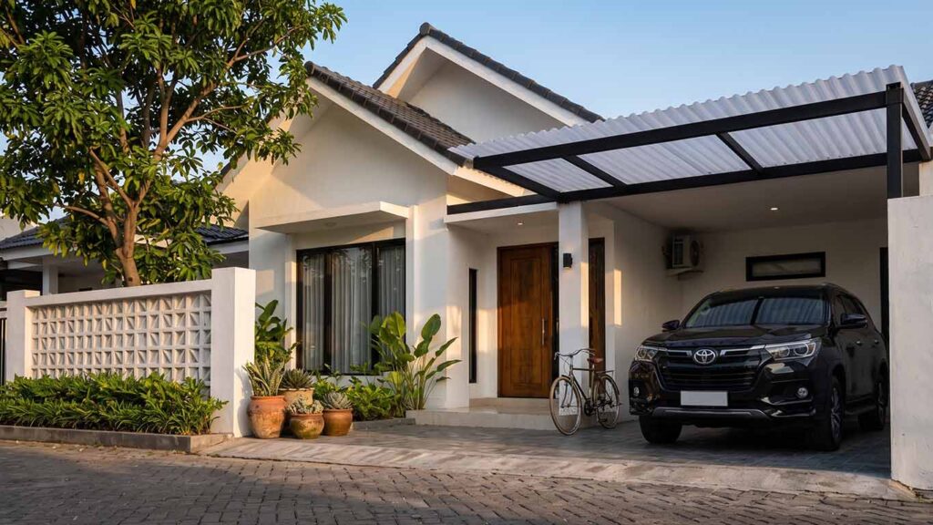 Jasa Arsitek Jogja DAJ Studio - Ukuran Ideal untuk Carport Rumah Nyaman, Fungsional, dan Proporsional 03