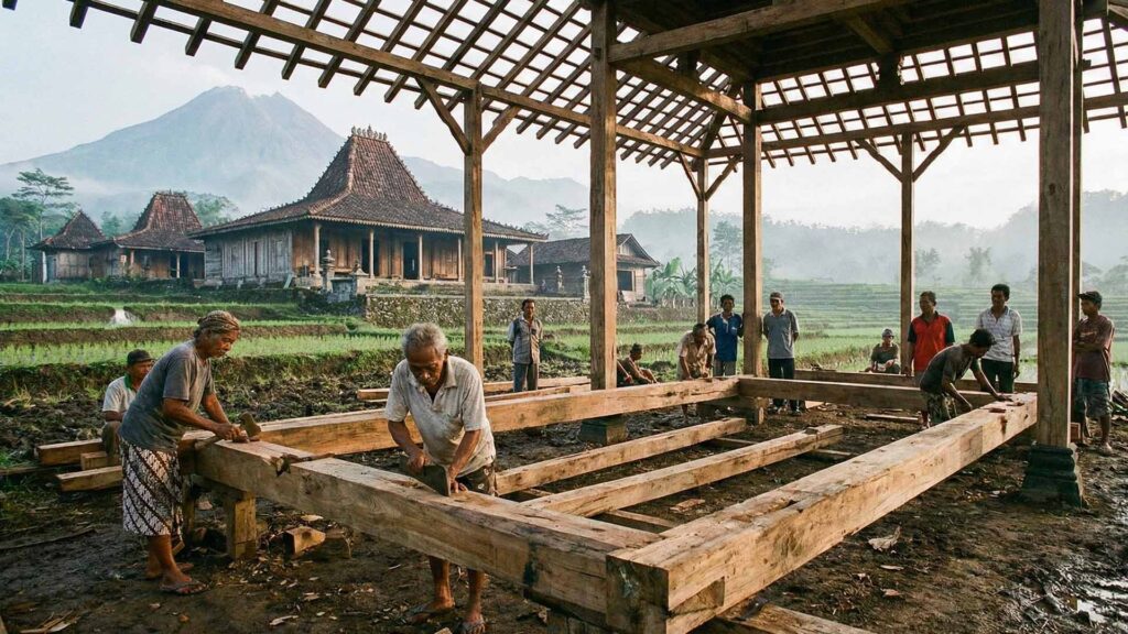 Desain Arsitek Jogja - Sejarah Rumah Joglo di Pedesaan