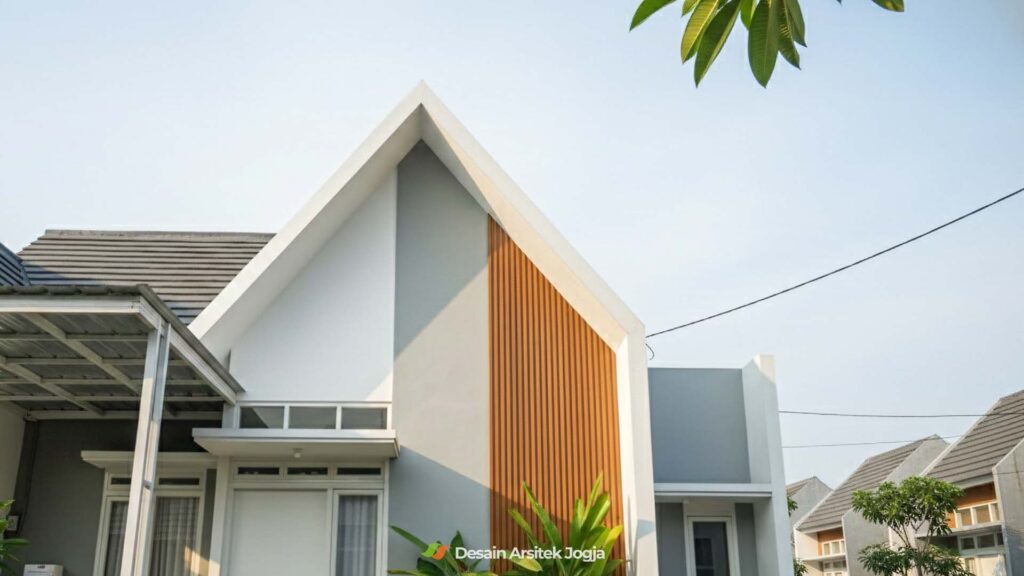 Desain Rumah Tropis Modern 1 Lantai Desain Arsitek Jogja - Studio DAJ Atap Tropis