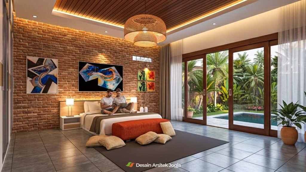 Desain Villa Tropis Bali Desain Arsitek Jogja - Studio DAJ view 3