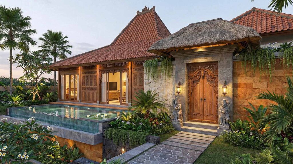 Desain Arsitek Jogja - Inspirasi Desain Fasad Rumah Jogja Resort Jawa Bali