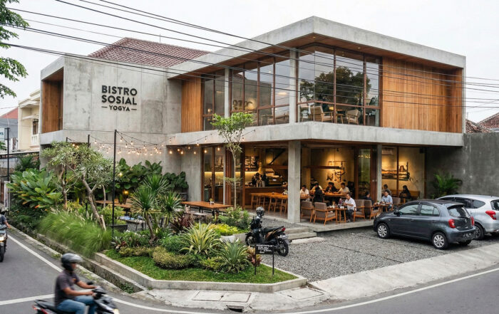 Desain Bistro Kontemporer Desain Arsitek Jogja view 01