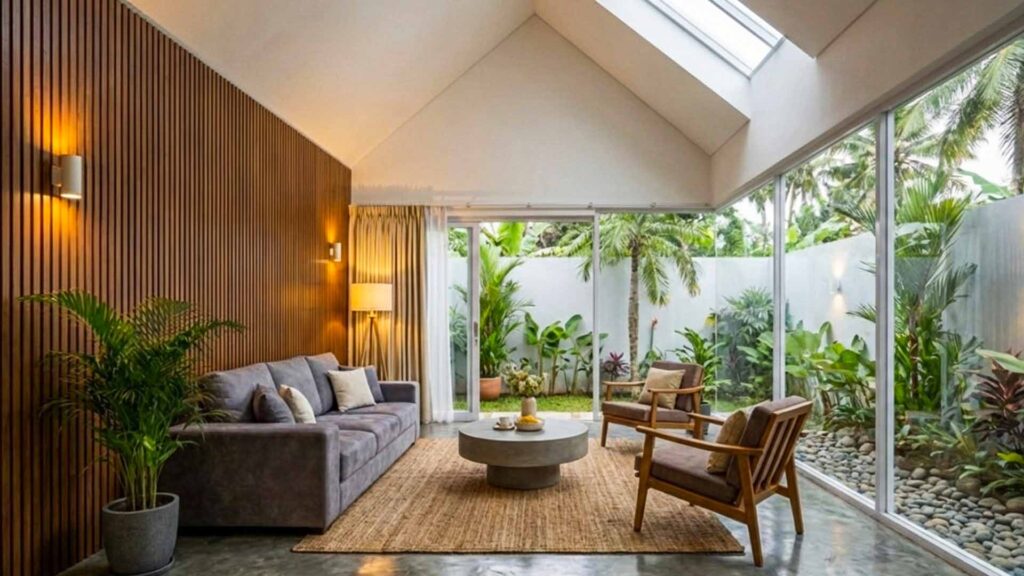 Fungsi Taman Dalam Bangunan Desain Arsitek Jogja - Studio DAJ Taman Samping