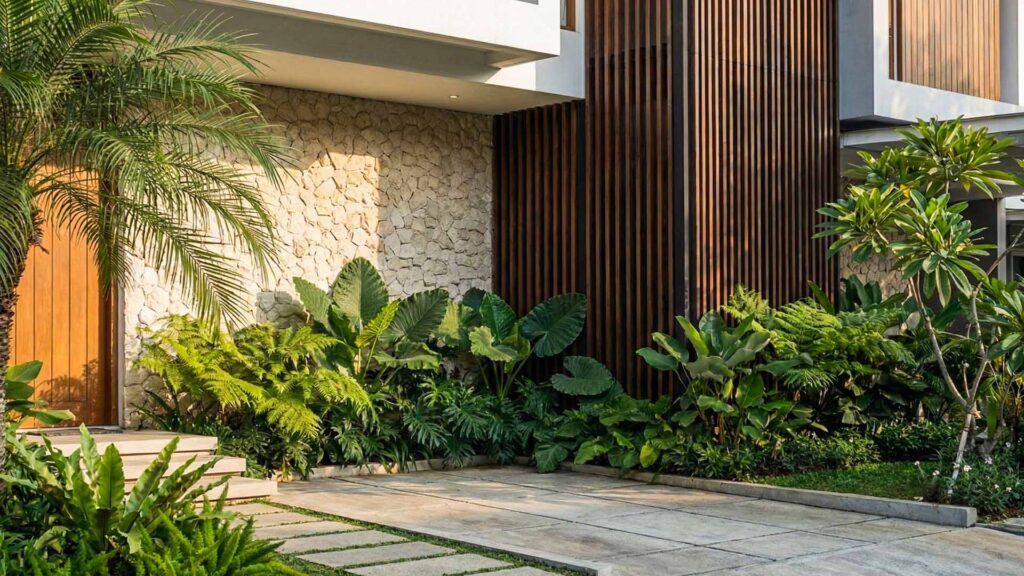 Fungsi Taman Dalam Bangunan Desain Arsitek Jogja - Studio DAJ Taman Depan Rumah