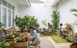 Fungsi Taman Dalam Bangunan Desain Arsitek Jogja - Studio DAJ Berkebun