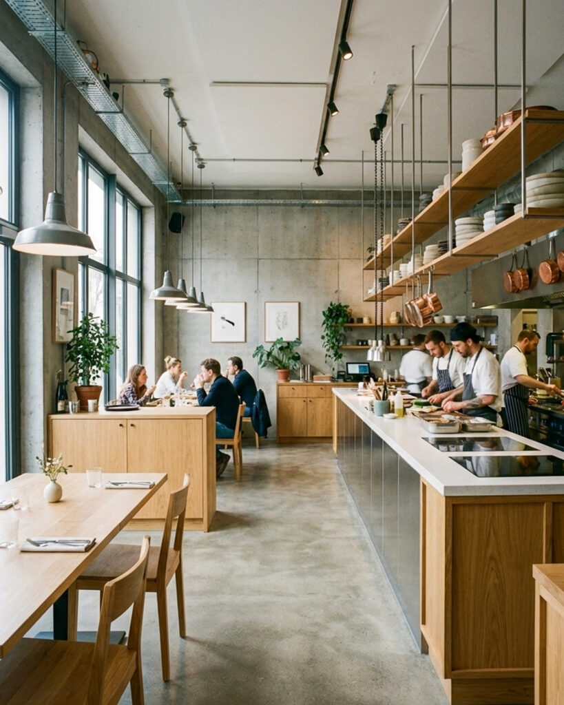 Interior Resto Open Kitchen- Desain Arsitek Jogja view 4