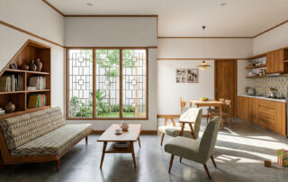 Interior Ruang Keluarga Rumah Jengki - Desain Arsitek Jogja