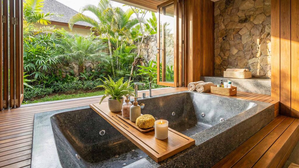 Jenis Bathup Kamar Mandi Desain Arsitek Jogja - Studio DAJ Whirlpool