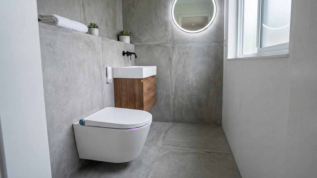 Jenis Kloset Duduk Desain Arsitek Jogja - Studio DAJ Kloset Menggantung