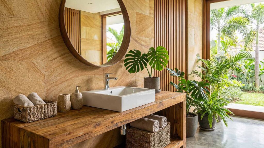 Jenis Wastafel Kamar Mandi Desain Arsitek Jogja - Studio DAJ Wastafel Semi Recessed