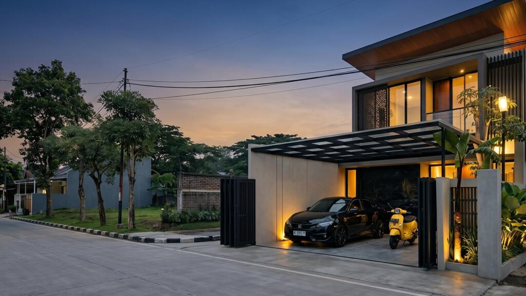 Tips Mendesain Carport yang Estetik dan Fungsional - Desain Arsitek Jogja 03