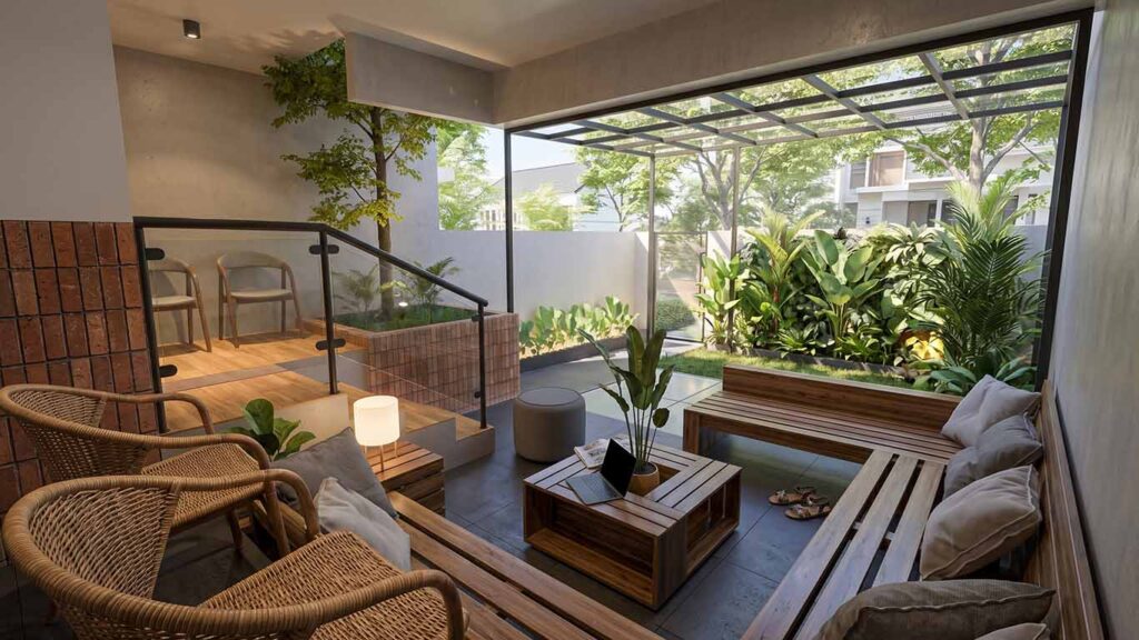 Fungsi Teras pada Rumah Tinggal dalam Perspektif Arsitektur - Desain Arsitek Jogja 04
