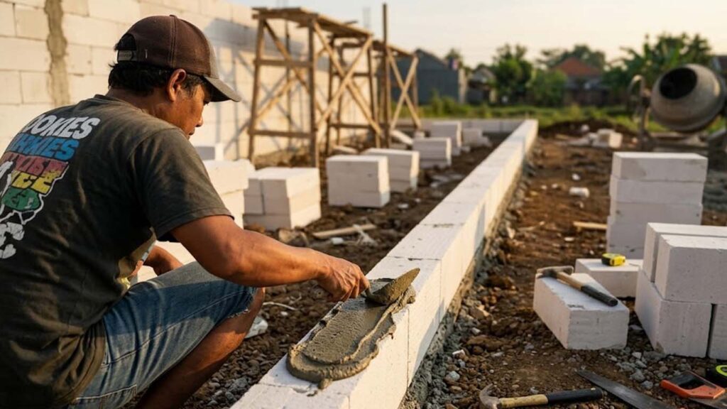 Jasa Arsitek Jogja DAJ Studio - Keunggulan Menggunakan Material Bata Ringan Hebel untuk Dinding Rumah 02